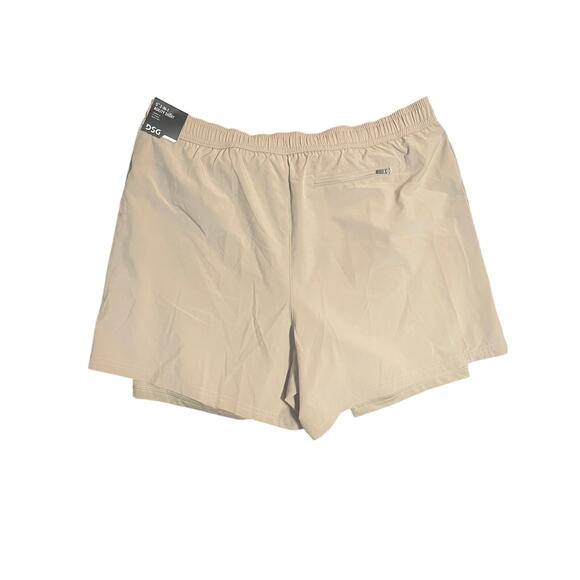 NWT DSG 5" Men's Agility Short Khaki Shorts w/ Built In Liner Retail $35 Size L - Picture 2 of 3